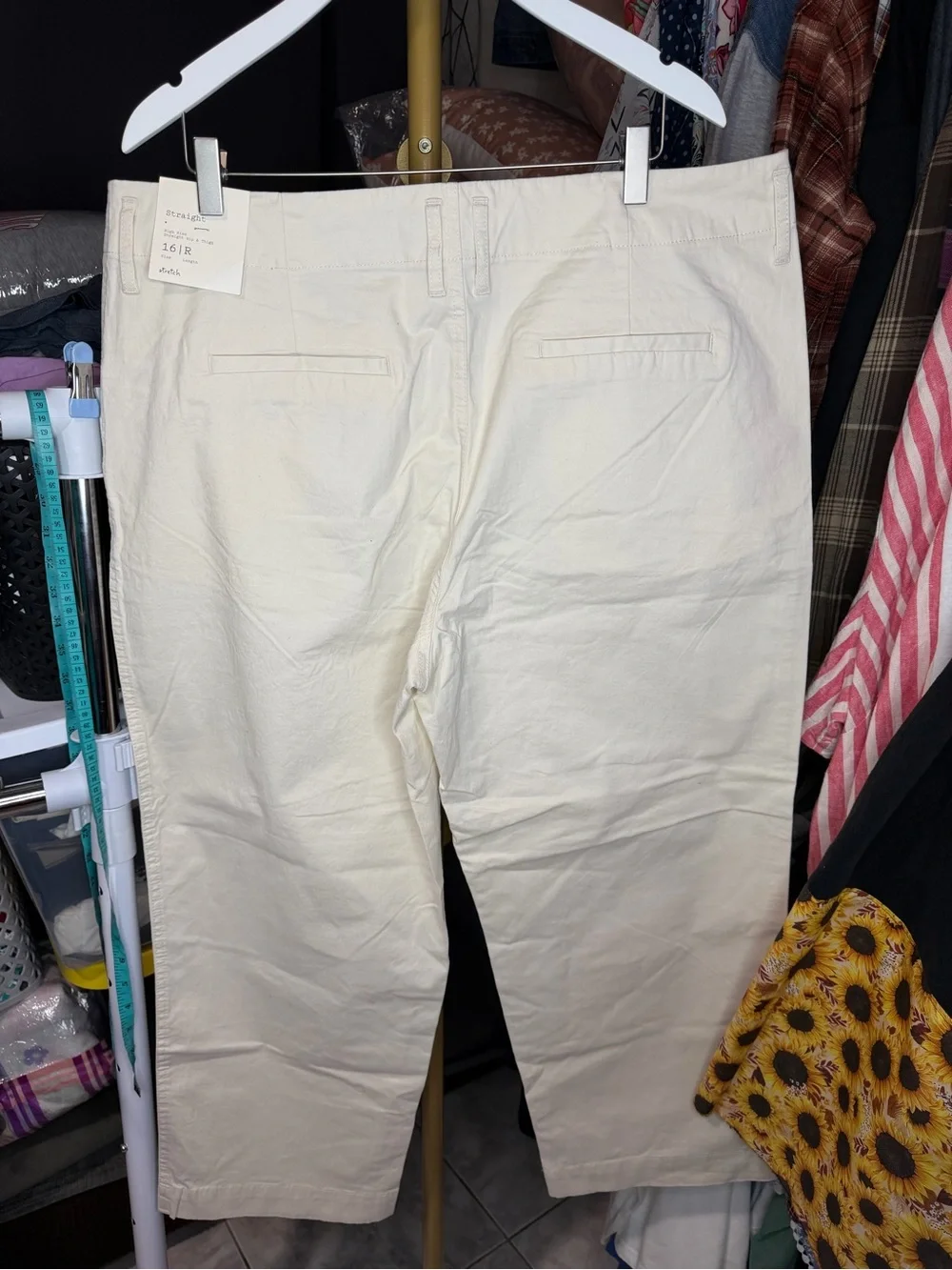 a new day Women's Straight Leg Pants in Cream